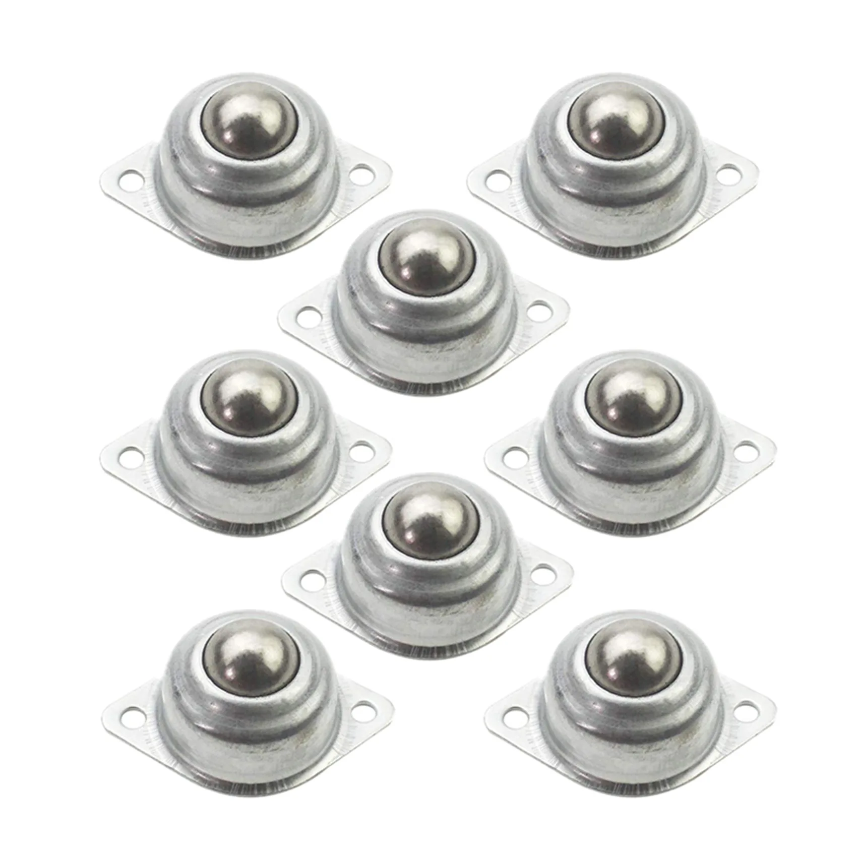 24 Pieces CY-15A Ball Transfers Universal Rotation Ball Conveyor Wheel Caster Roller 5/8 Inch Ball Bearings-A68E