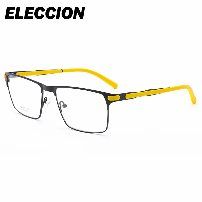 ELECCION Sport Glasses Men Fashion Eyewear Optical Frame for Myopia Glass Prescription Recipe Full Frame Colorful Spectacle Male