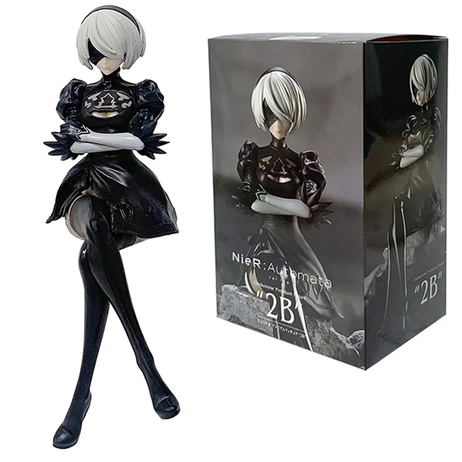 Niel Mechanical Erav Judai Original SEGA Premium Chokonose Figure NieR Automata YoRHa 2B 9S PVC Action Figure Model Doll Toys