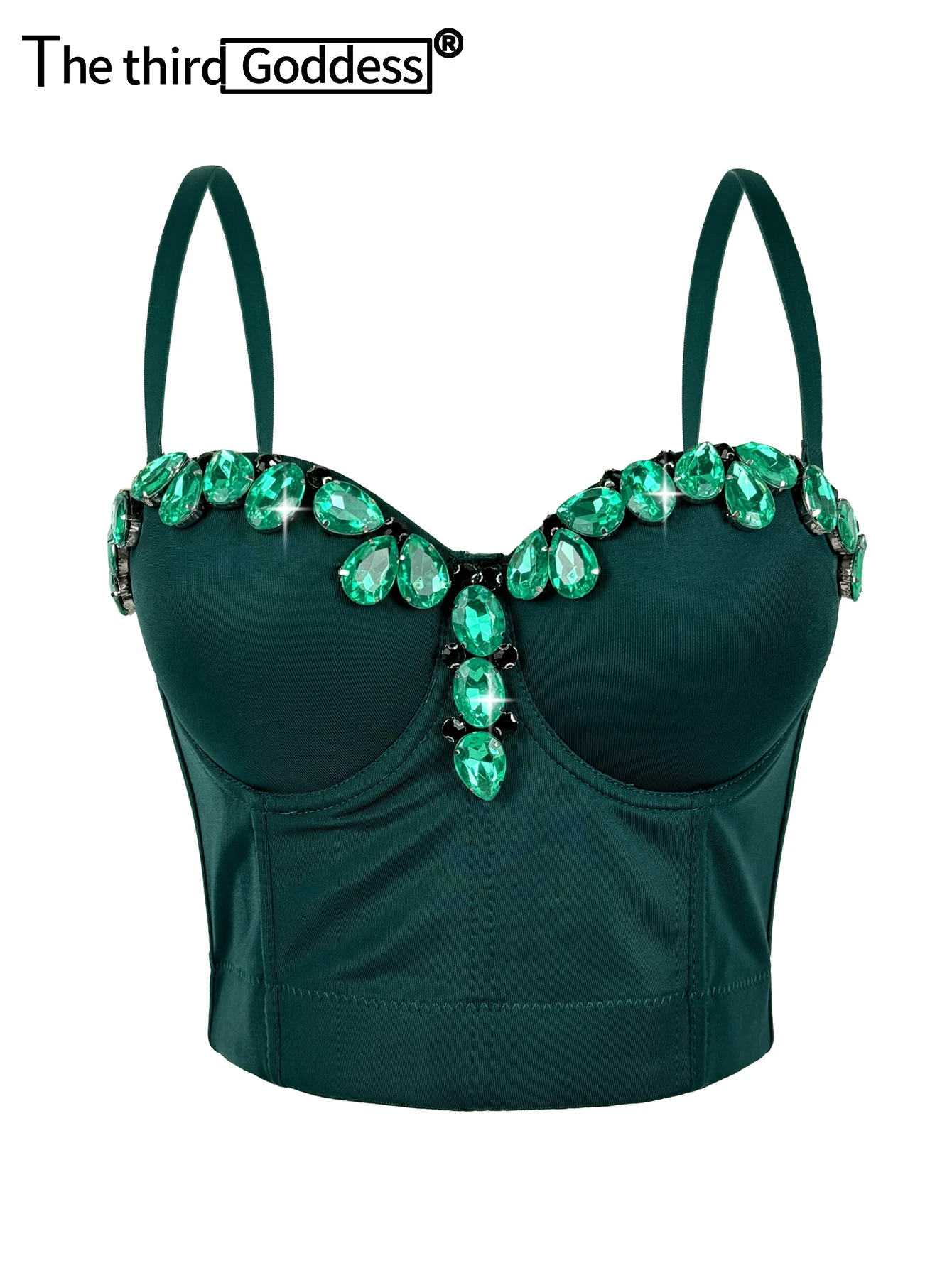 Sexy Halter Rhinestone Corset Crop Top Women Summer Night Club Party Tops for Woman Clothes Cropped Tank Top Hotwife Streetwear