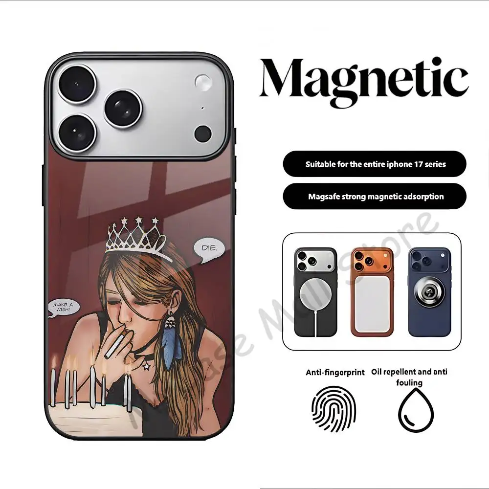 L-Life Is S-Strange Max Rachel Magnetic Black Phone Case For MagSafe For iPhone 17 16 15 14 13 12 11 Pro Max Plus Mini E XR