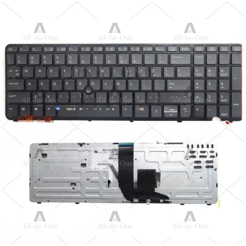 FORNew laptop US Keyboard ZBOOK 15 17 G1 G2 PK130TK1A00 SK7123BL Keyboard Backlight with Pointing stick