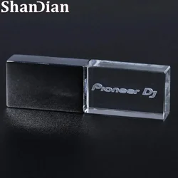 Nueva unidad flash USB de alta velocidad para escribir y leer Memory stick luz LED colorida Pioneer DJ premium pendrive 32GB 64GB 128GB