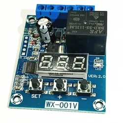 Battery Charge Discharge Voltage Monitor WX-001V DC 0V-99.9V With Relay Switch Output Automatically Cut-off Protect Battery