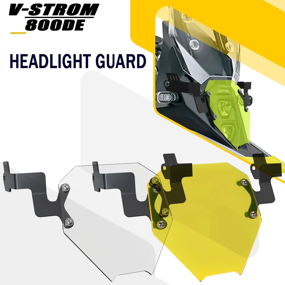 

For Suzuki V-Strom VSTROM 800DE V-STROM800 DE 2023 2024 2025 Motorcycle Accessories Headlight Guard Headlight Protector Cover