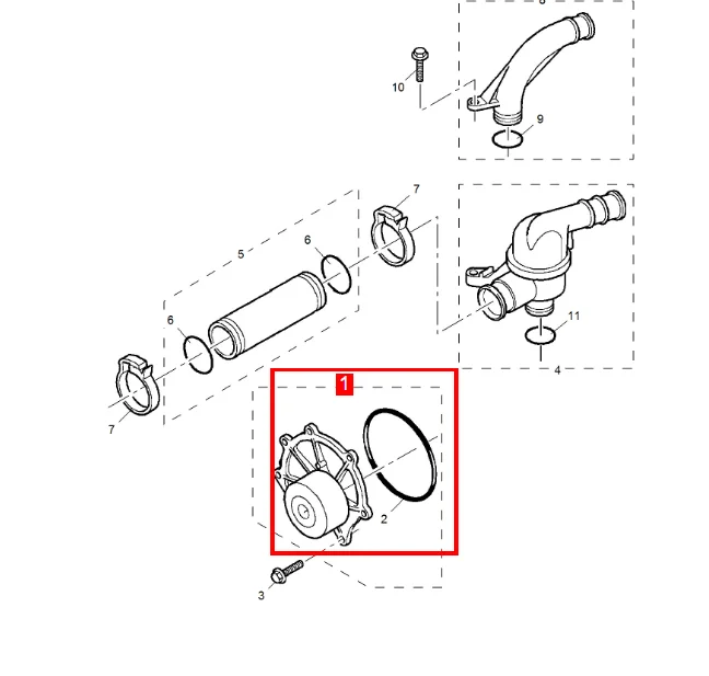 PEB102240 2.5 V6 engine pump Assembly For SAIC MG7 MG750 Rover 75 Land Rover Freelancer Land Rover Godwalker