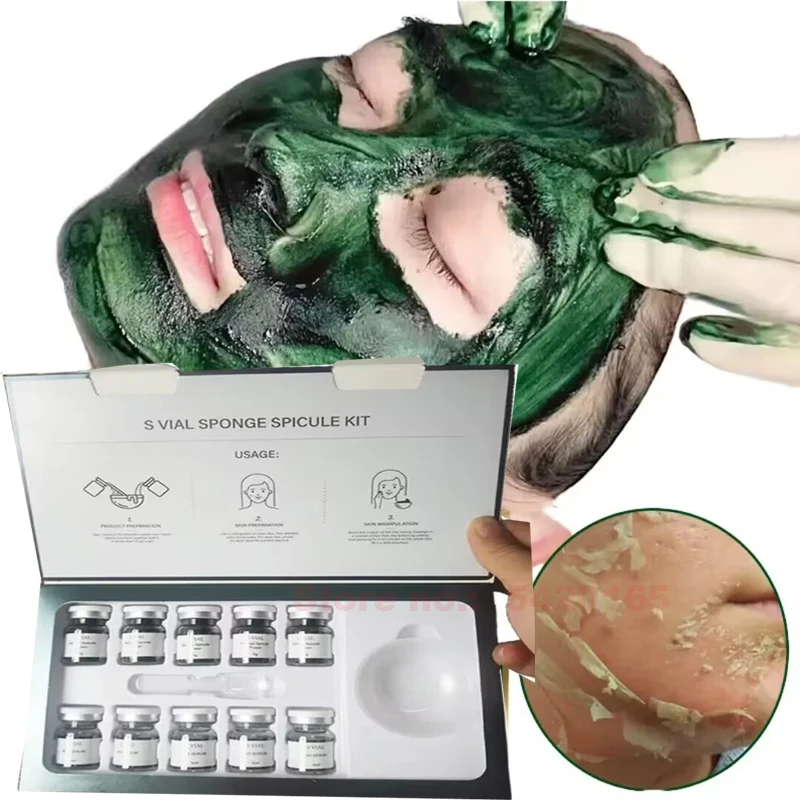 

Sponge Spicule Bio-microcrystalline Kit Clean Pores Coarse Natural Exfoliating and Anti-Aging Home Tool For Wrinkles And Pores