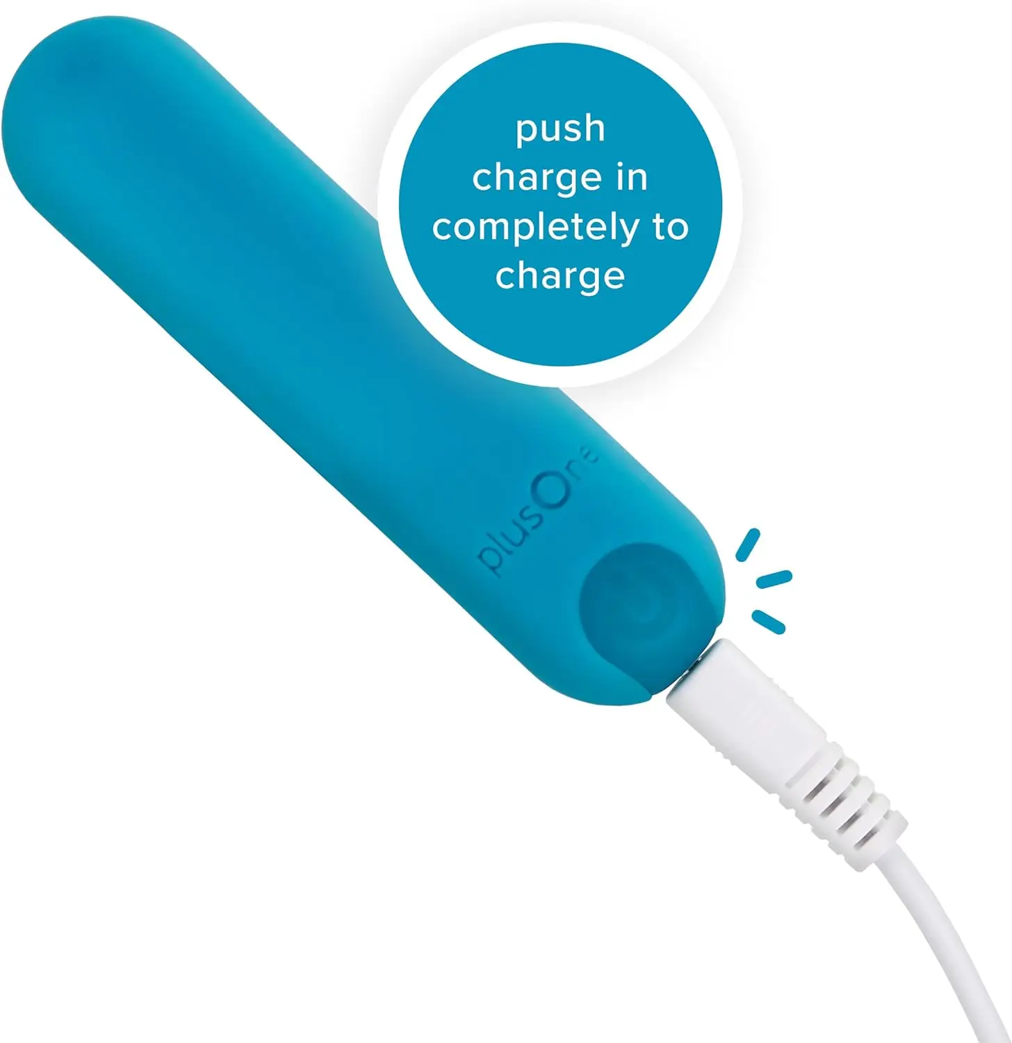 Mini Bullet Vibrator for Women Made of Body-Safe Silicone Fully Waterproo USB Rechargeable with 10 Vibration Settings