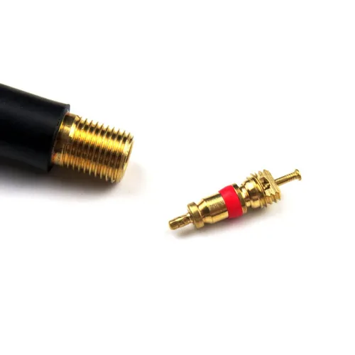 Imagen 2 del producto 10-1000 Uds válvula de neumático núcleo de válvula de cobre bicicleta coche núcleo de cobre herramientas de neumáticos vástagos de válvula de neumático al vacío accesorios para quitar núcleo