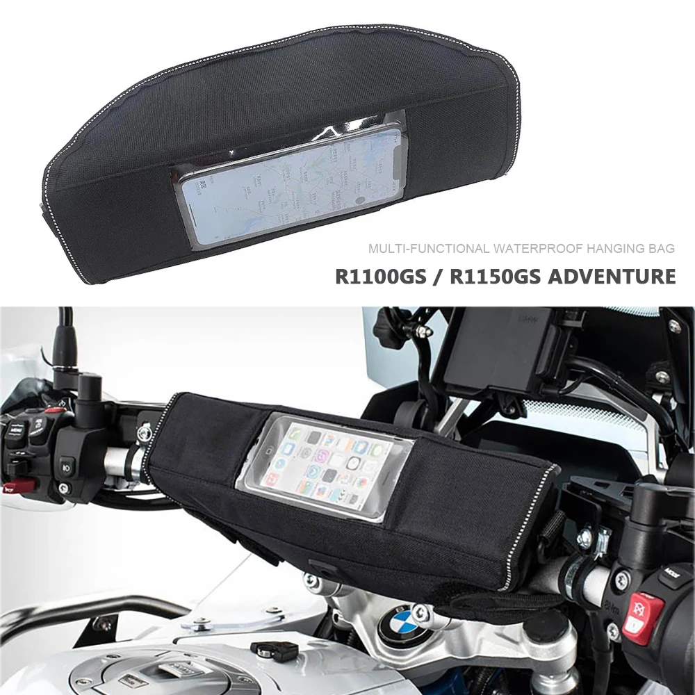 

Waterproof Motorcycle Handlebar Bag For BMW R1100GS R1150GS Adventure R 1100 1150 GS Adv Front Storage Pouch Universal Tool Bag
