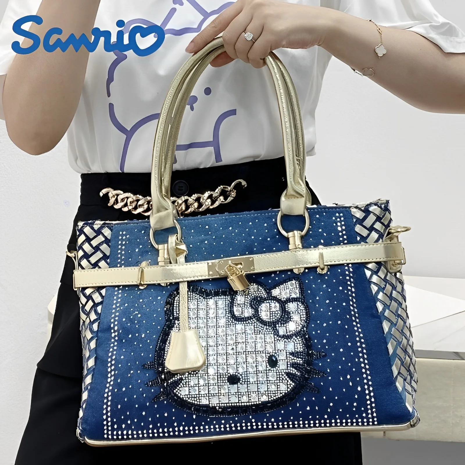 

Hello Kitty Shoulder Bag Cute Sanrio Fashionable My Melody Wallet Coin Purse Cartoon Purses And Handbag Crossbody Bag Women Gift