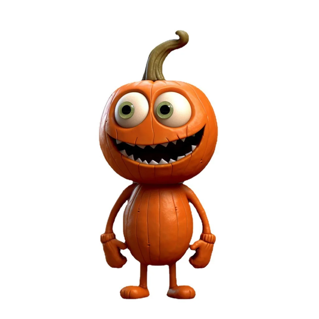 Halloween Decoration, Pumpkin Statue Cute Pumpkin Man Figurine, Resin Ornaments, Fall Shelf Tabletop Decor, Farmhouse Decor