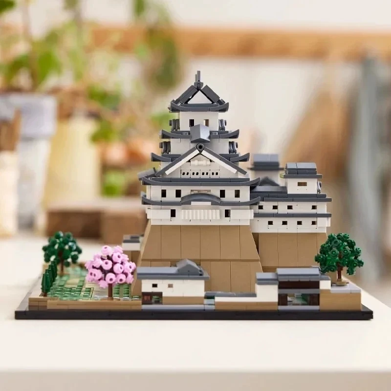 21060 Architectuur Himeji Castle Set Bezienswaardigheden Collectie Modelbouwpakket voor volwassenen Creatief tuinieren Japans cultuurspeelgoed