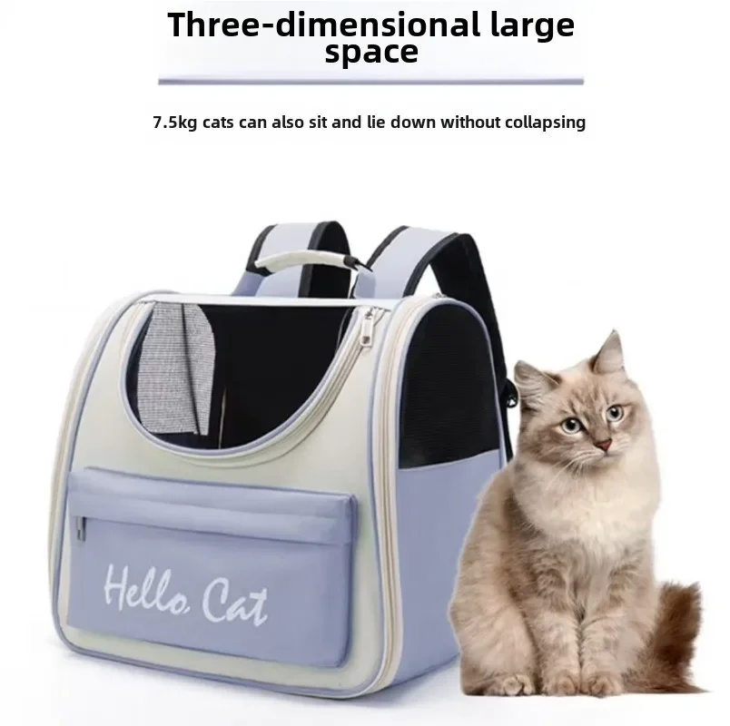 Cat Carrier Bags Windproof Outdoor Travel Backpack for Cat Small Dogs Transport Carrying Bag Cat Backpack Carriers with Cushion