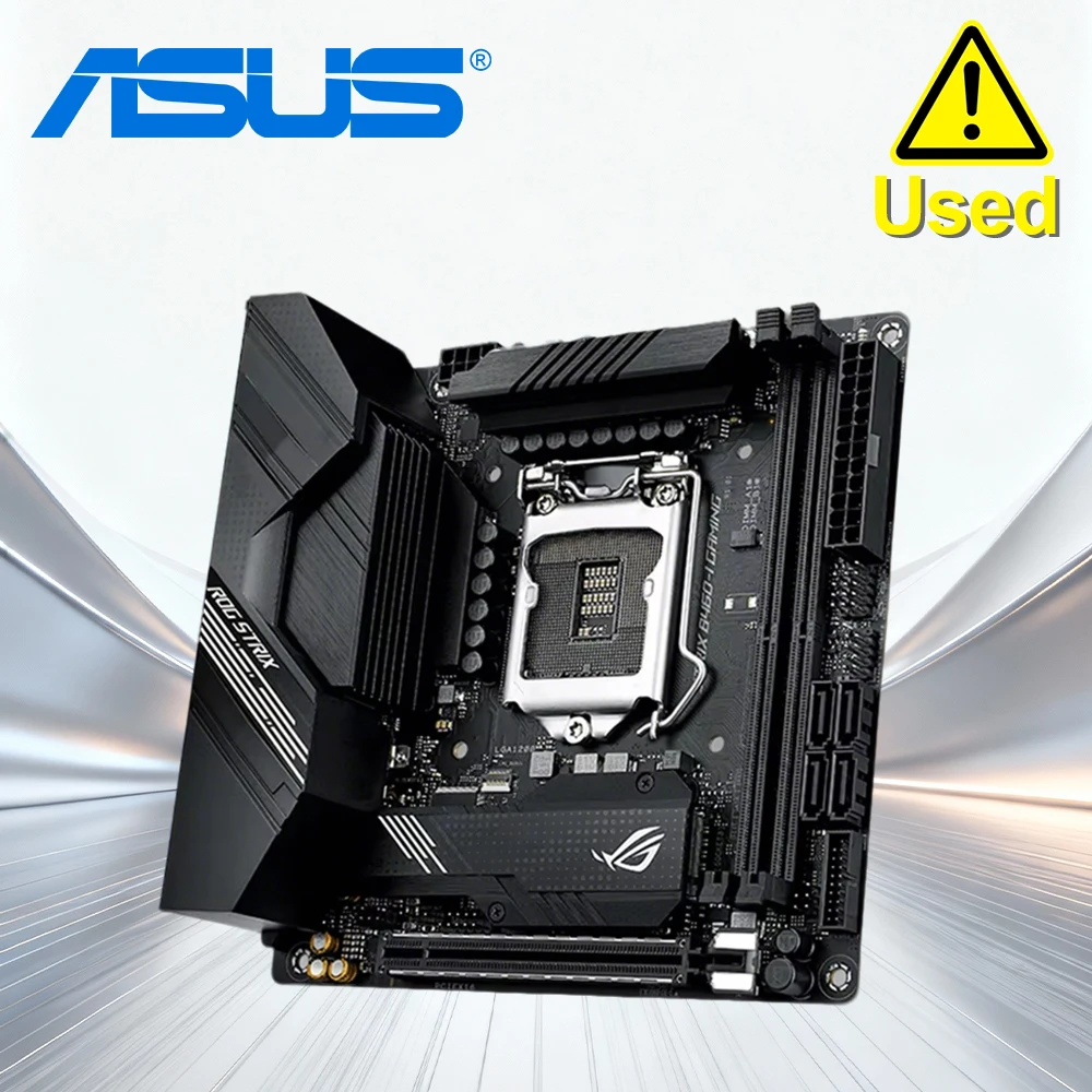 Placa base para juegos ASUS ROG STRIX B460-I 64GB HDMI PCI-E3.0 M.2 LGA 1200 DDR4 Mini-ITX B460