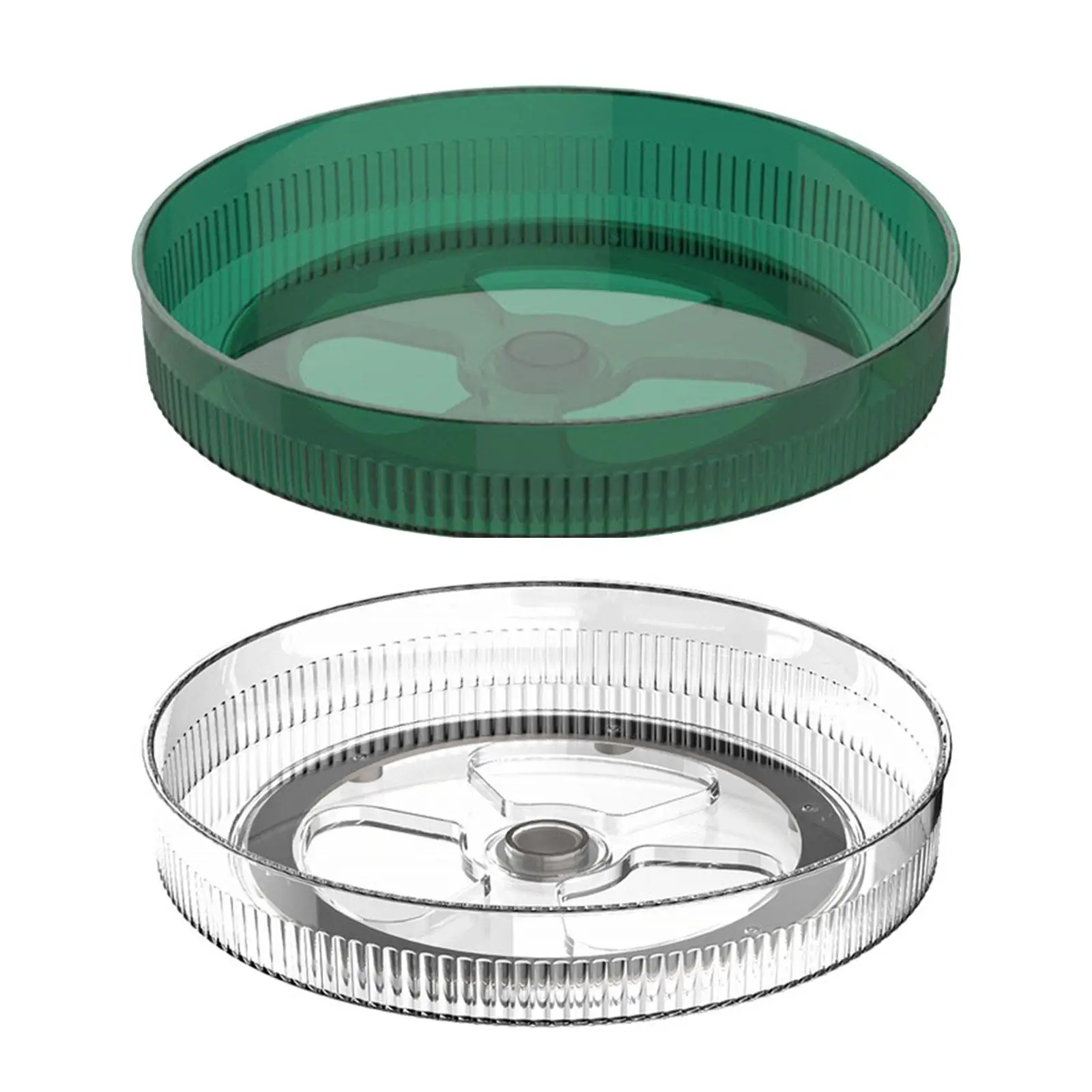 Turntable Storage Tray for Perfume Display Jewelry Organizer Rotating Vanity Tray for Necklace Earring Holder