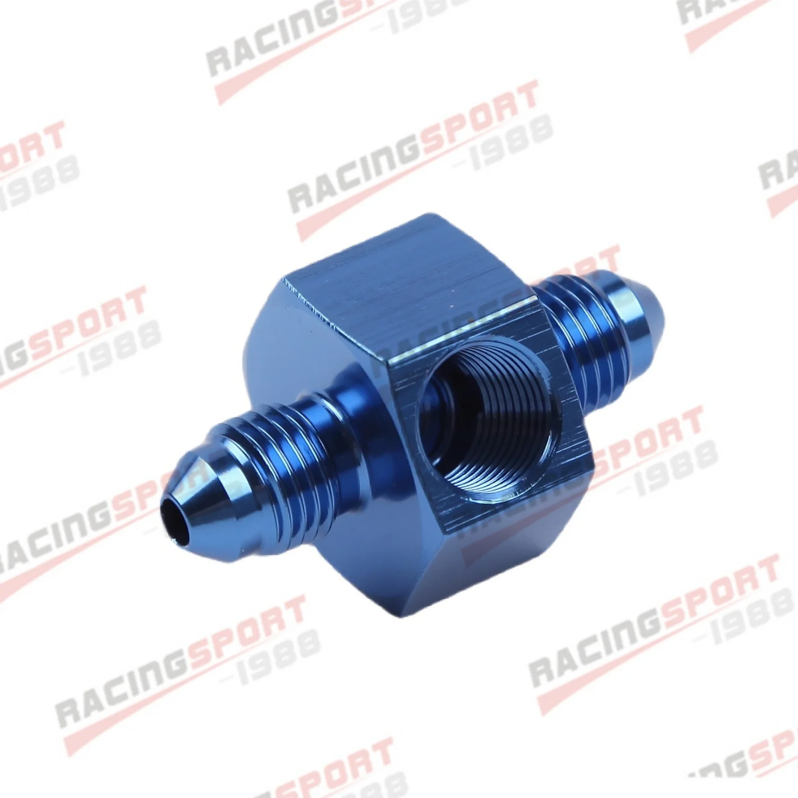 2 قطعة ADLERSPEED 3AN AN-3 إلى -3AN محول تركيب مقياس ضغط الوقود 1/8 "NPT أزرق