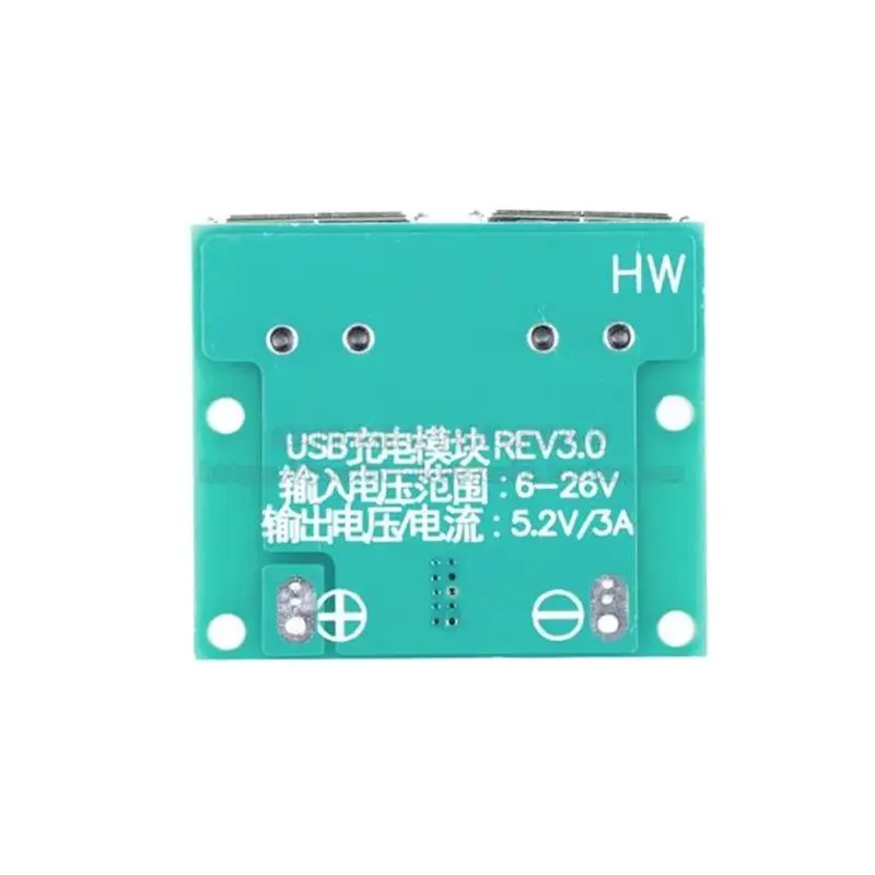 مخرج USB مزدوج 9 فولت/12 فولت/24 فولت إلى 5 فولت 3A DC-DC وحدة شحن لتقليل جهد السيارة وتثبيت