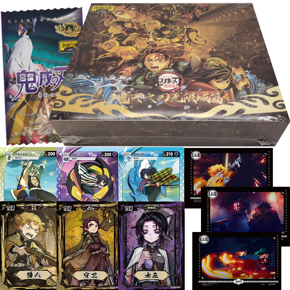 

Hot Blooded Anime Demon Slayer Collection Cards Kochou Shinobu Unique Charm Colorful Character Close-up Cards Surprise Toy Gift