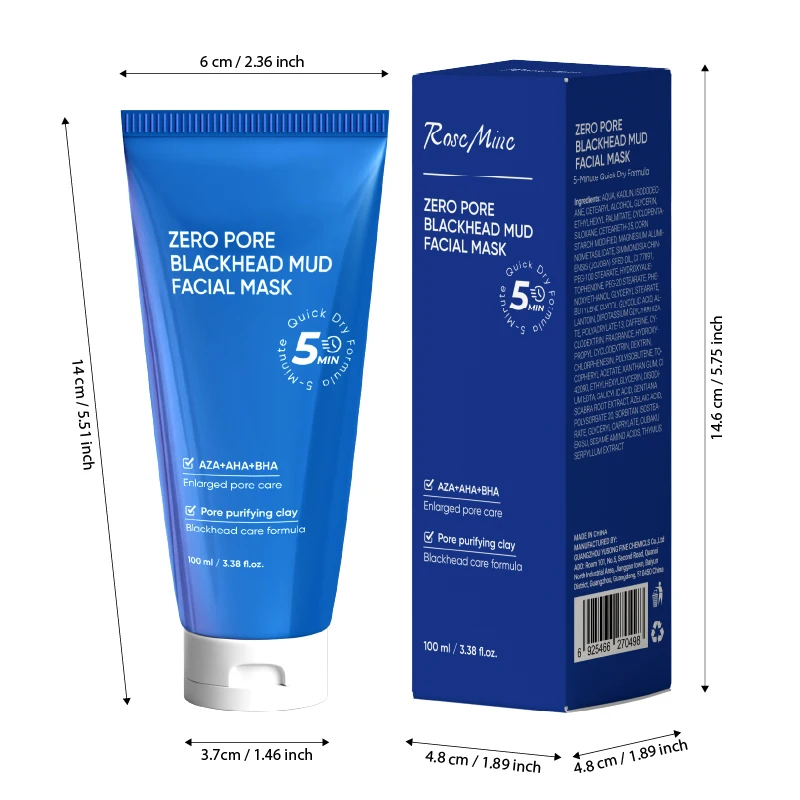 Zero Pore Blackhead Mud Gesichtsmaske