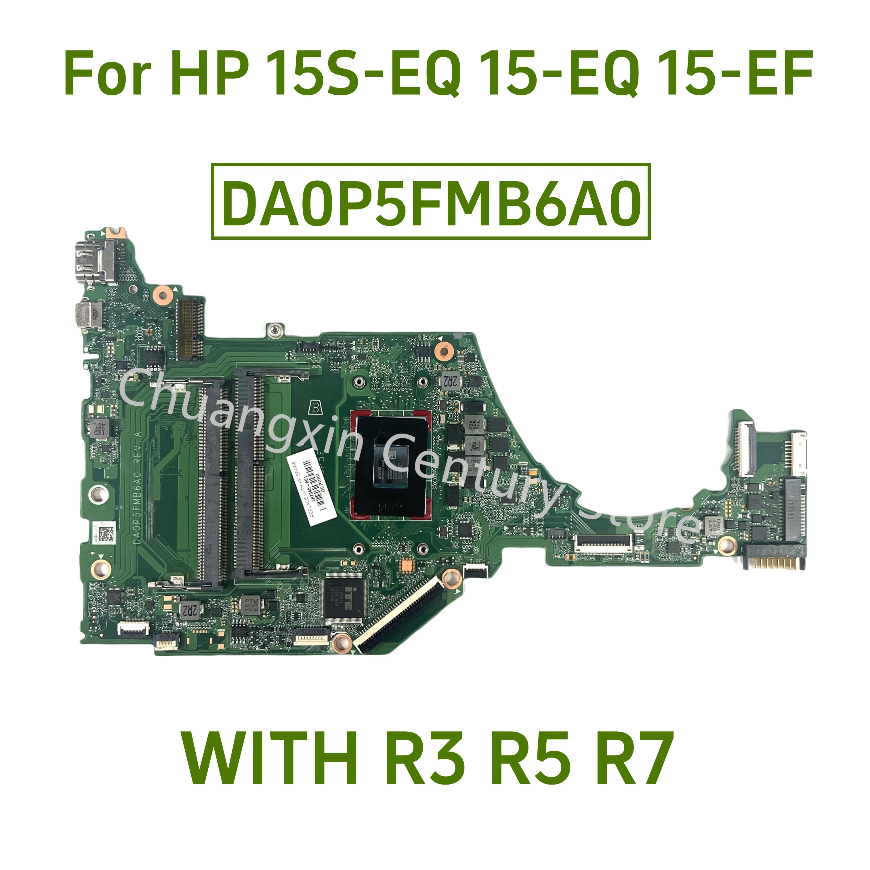 DA0P5FMB6A0 DA0P5EMB6E0 is suitable for HP 15S-EQ 15-EQ 15-EF laptop motherboard, equipped with 3150 R3 R5 R7 CPU L78723-601