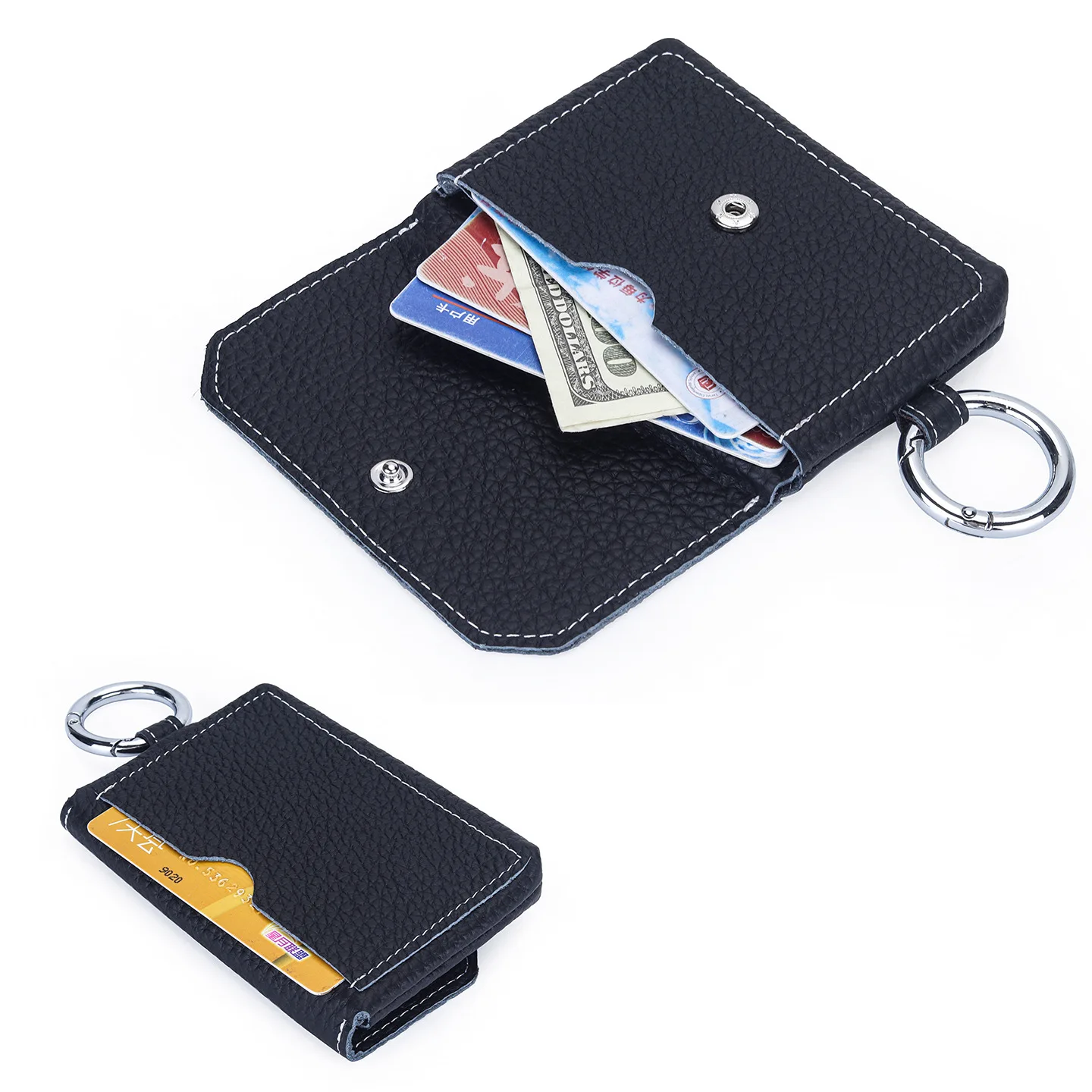 

2026 New Women Cowhide Coin Purse Minimalist Genuine Leather Driver License Card Holder Luxury Design Mini Document Storage Bag