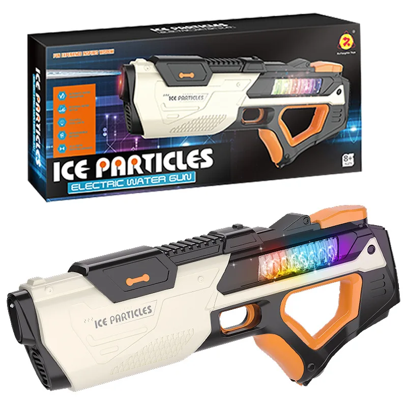 لعبة مسدس مياه كهربائي جديد من Xiaomi Mijia، مسدس أوتوماتيكي لامتصاص الماء، ضغط عالي، قدرة عالية، مسدس أطفال نبضي مع ضوء