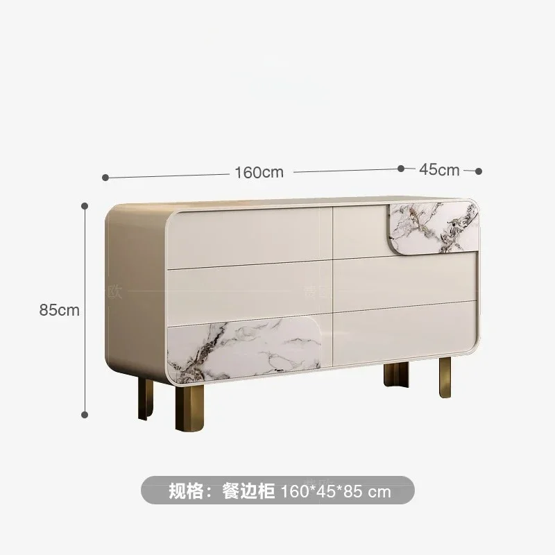 

Прикроватная тумба Y Marble Drawer Premium Paint с ящиками для хранения