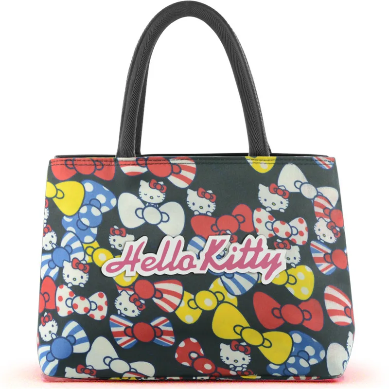 Hello Kitty Purses and Handbags Thicken Water Proof Oxford Cloth Printed Tote Bag Sanio Bags for Women Cute Cartoon Storage Bag