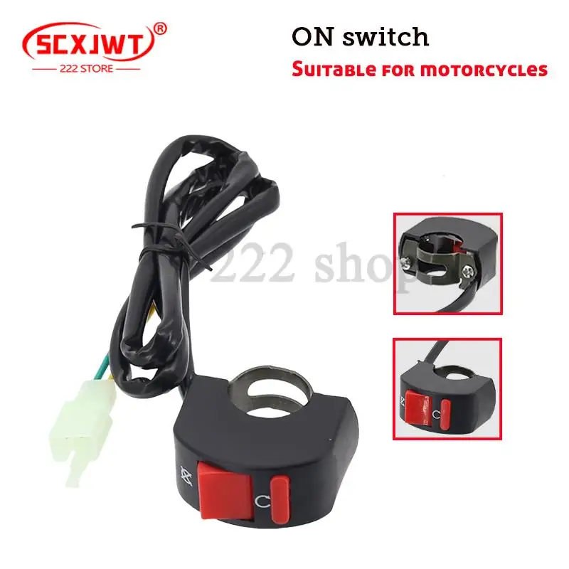 

For rm 85 125 250 rmx 250 rmz 250 450 drz 400 sm RMX250 22mm Universal Motorcycle Handlebar Flameout Switch ON OFF Button