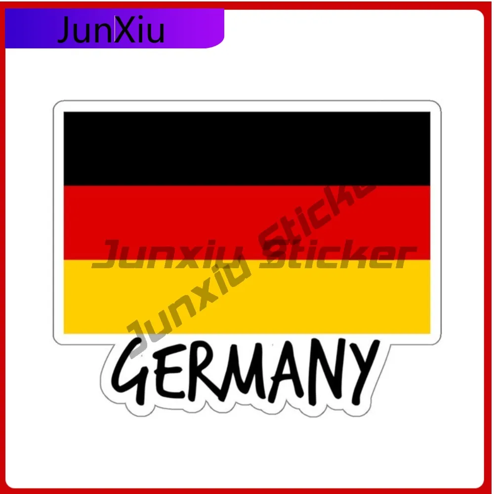 

Germany Flag Travel Souvenir Sticker Camper Windows Windshield Luggage Kayak Suv Bumper Motorcycle Luggage Laptop Decals Accesso
