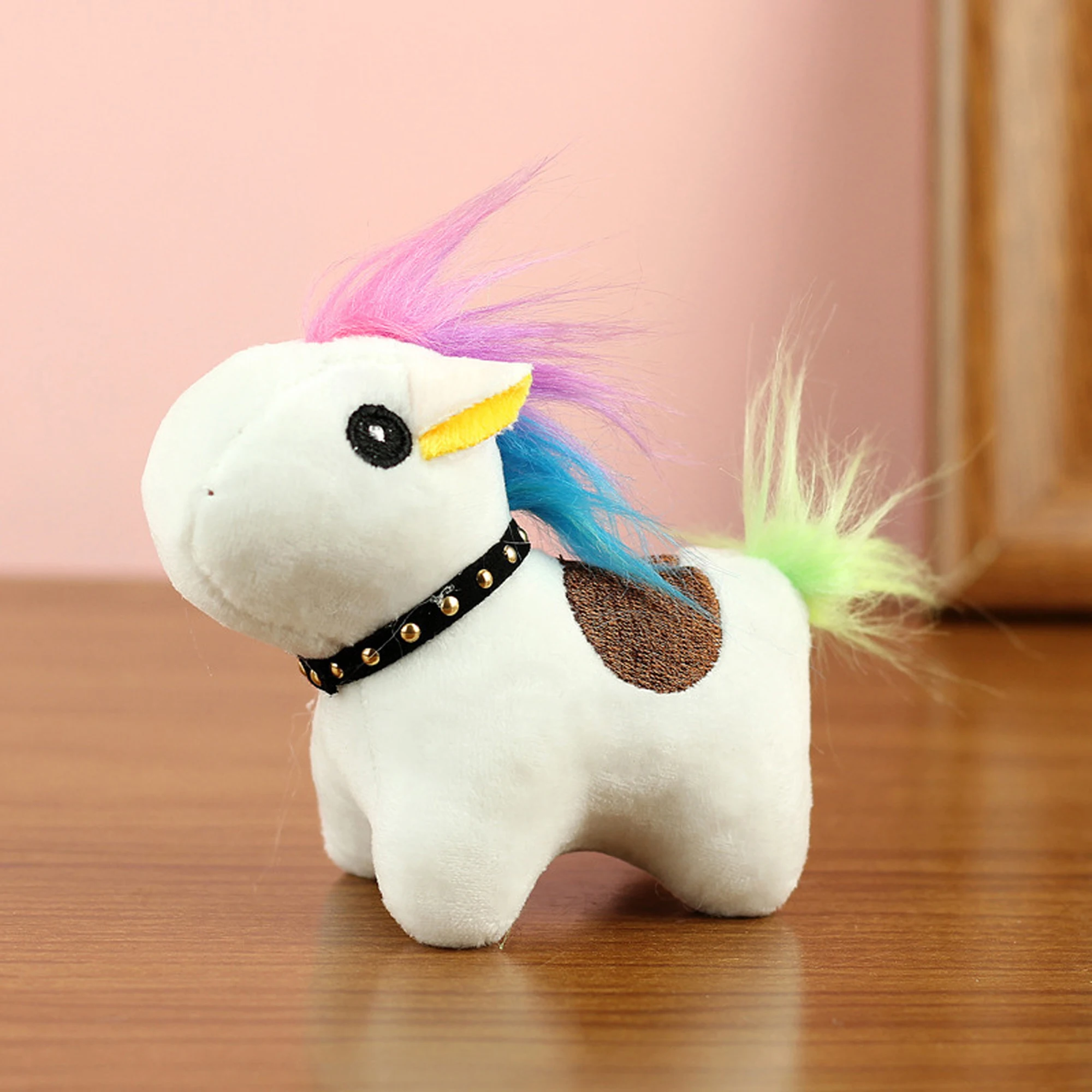 พวงกุญแจตุ๊กตายูนิคอร์นน่ารัก จี้รูปสัตว์หวานๆ สำหรับตกแต่งกระเป๋า กุญแจ โทรศัพท์ และกระเป๋าเป้