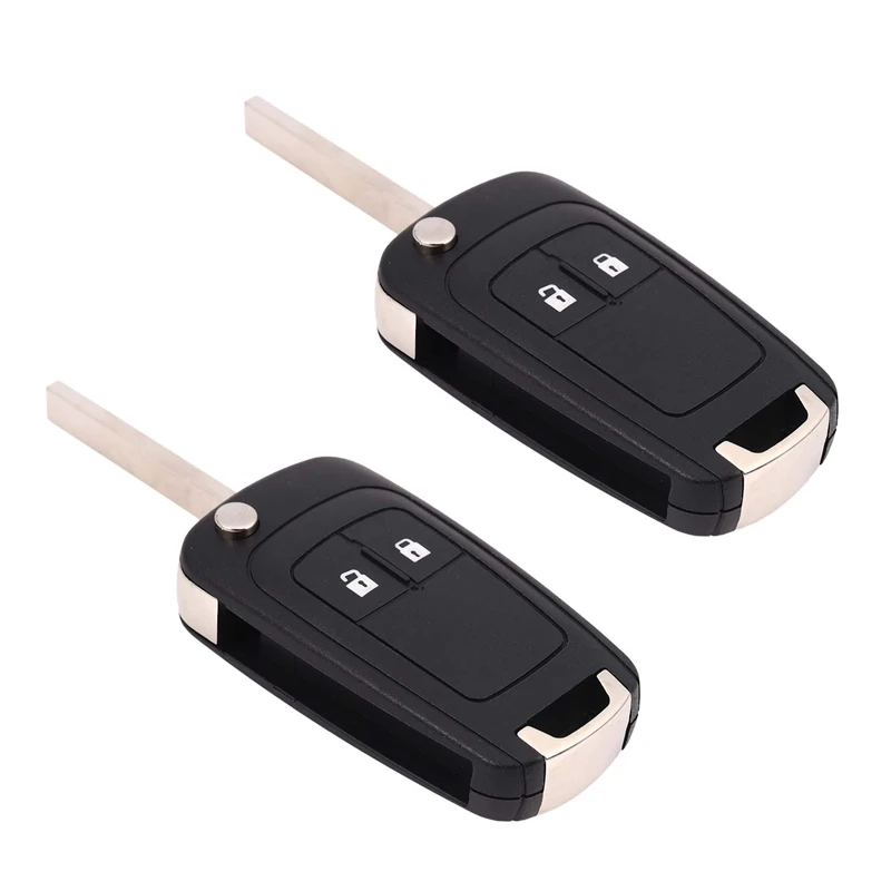 2X 2 Knoppen 434Mhz Met ID46 Chip Auto Afstandsbediening Sleutelhanger Voor Chevrolet Aveo Cruze Orlando HU100 Blade