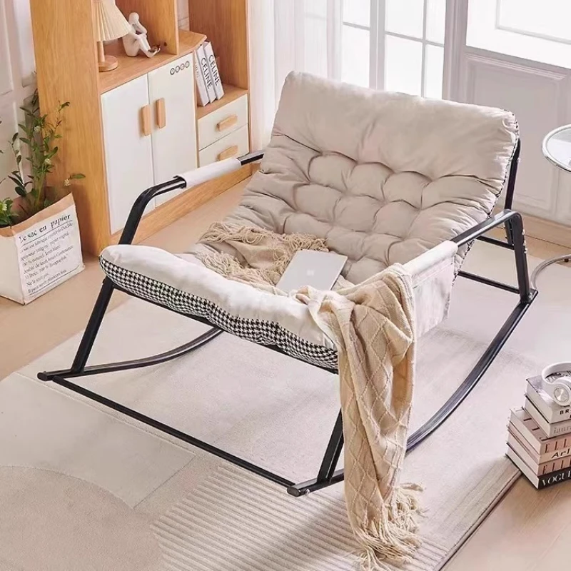 

Kneeling Rocking Living Room Chairs Lounge Salon Makeup Gaming Chairs Garden Camping Relax Comfortable Wooden Sillon Furniture