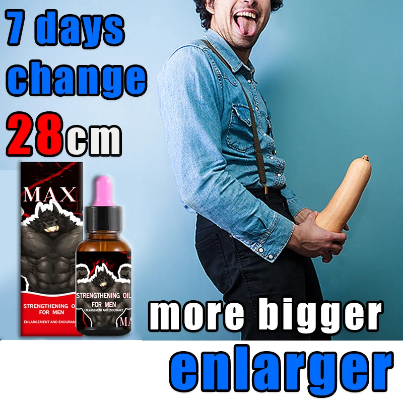 Penies Growth Thickening Enlargement Oil for Men Big Dick Cock Erection Enhance Products Care Accelerates Penile Erectile