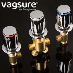 Waterfall Bathtub Faucet Chrome Deck Mounted 3 Knobs 2 Output Diverter Valve Hand Shower Hot and Cold Water смеситель