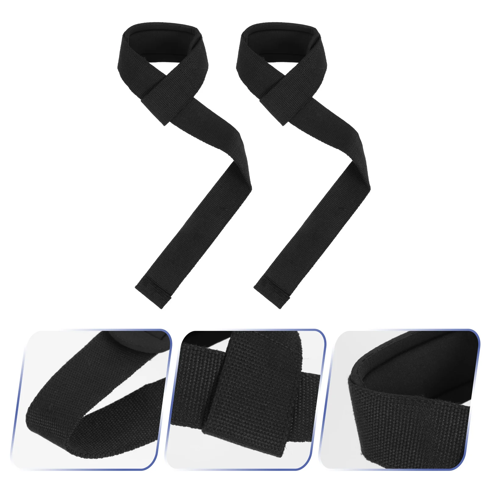 

2Pcs Protective Wrist Strap Long-Lasting Texture Fine Portable Lifting Supply for Weightlifting Activities Lifting Strap