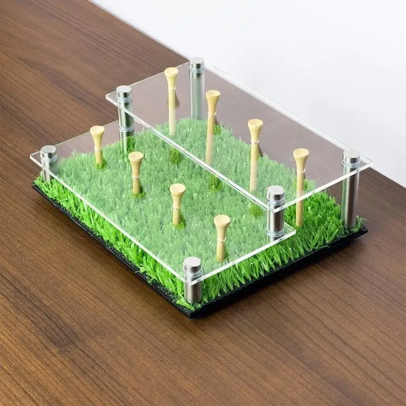 652f-二層ゴルフボールディスプレイケースキャビネットホルダー-8-ボールゴルフボールオーガナイザー小型卓球棚使いやすい