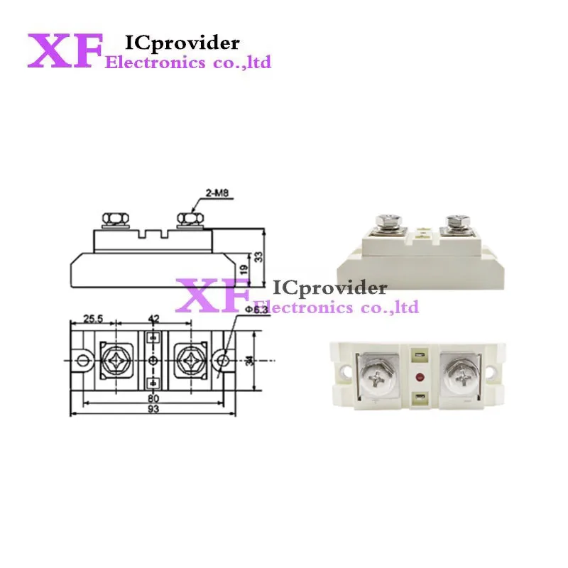 SSR HD10 24VDC DC solid State module 80A 100A 120A 150A 200A 300A 400A 500A relay 100V DC control DC ICprovider