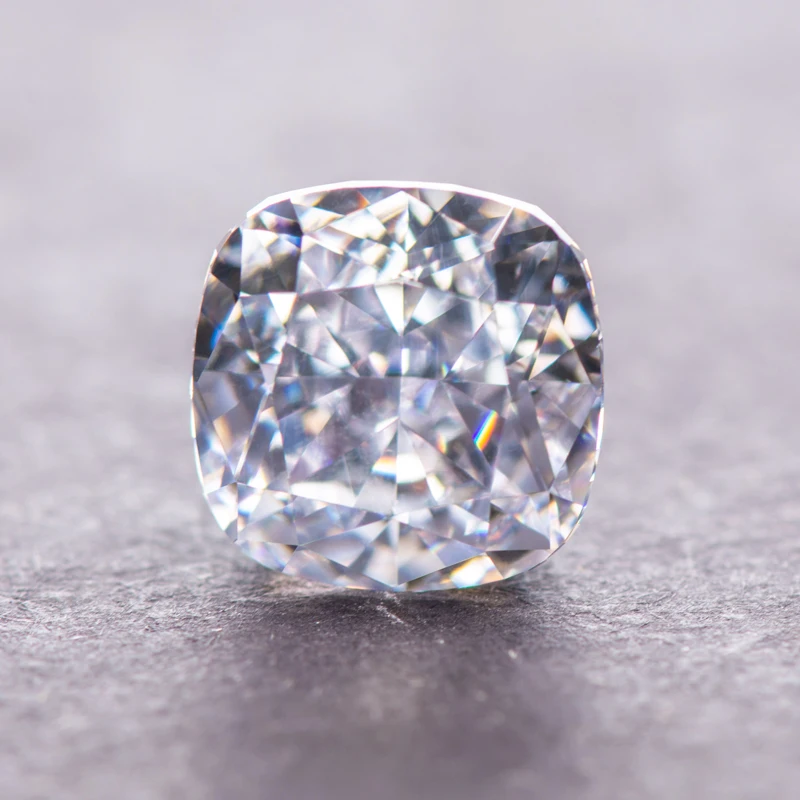 Kubischer Zirkonia Kissenform Mehrfarbig 5A-Qualität 4k Crushed Ice Cut Labor-Synthetischer CZ-Stein für Schmuck – Detail 8
