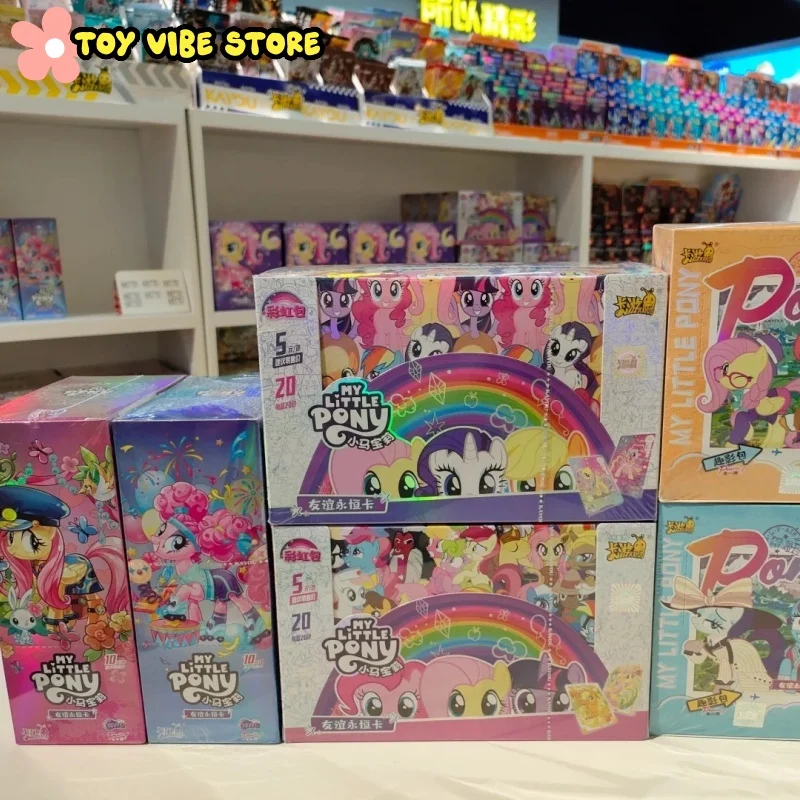 Productos al contado Kayou, tarjeta auténtica My Little Pony, tarjetas eternas de la amistad para fiesta divertida y bonita, juego de Anime de princesa Sgr, tarjetas coleccionables