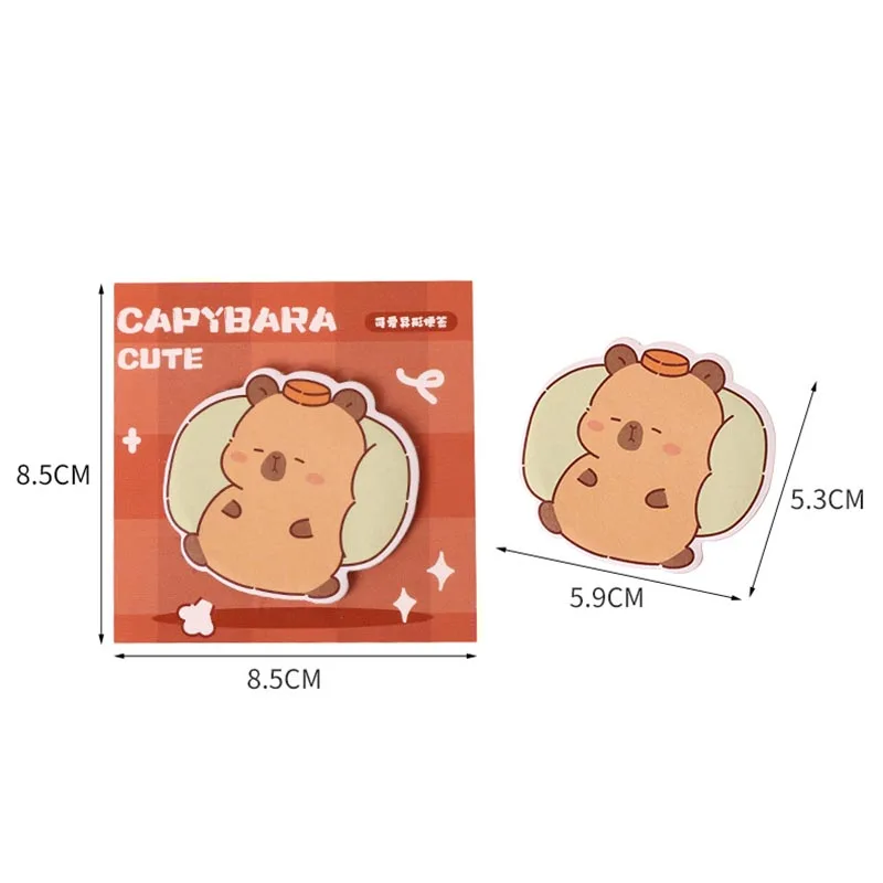 36 stks/partij Creatieve Capybara Memo Pad Leuke Dieren Notitie Briefpapier Kladblok Planner Sticker Postkantoor School Supply