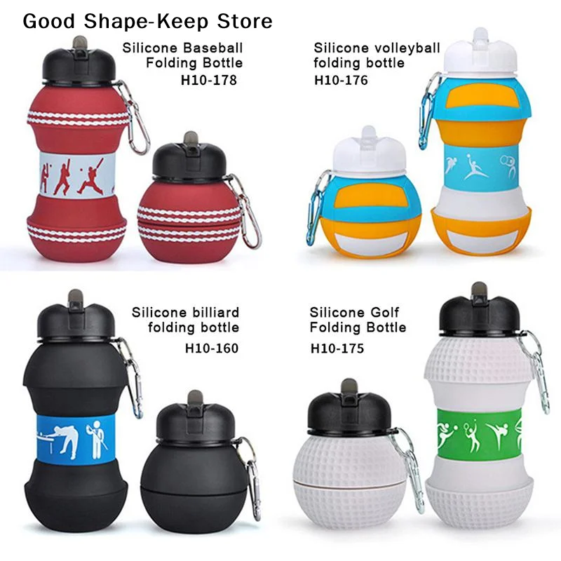

dailyCollapsible Fold Water Bottle Cup for Kids School Leakproof Portable Sports Drinking Mug Bottle HolderDaily products