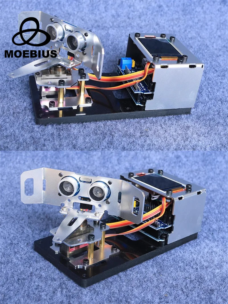 Arduino-Detector de Radar ultrasónico, Robot fabricante, bricolaje, programación de escuela secundaria, Kit de aprendizaje, juguete Stem, nuevo