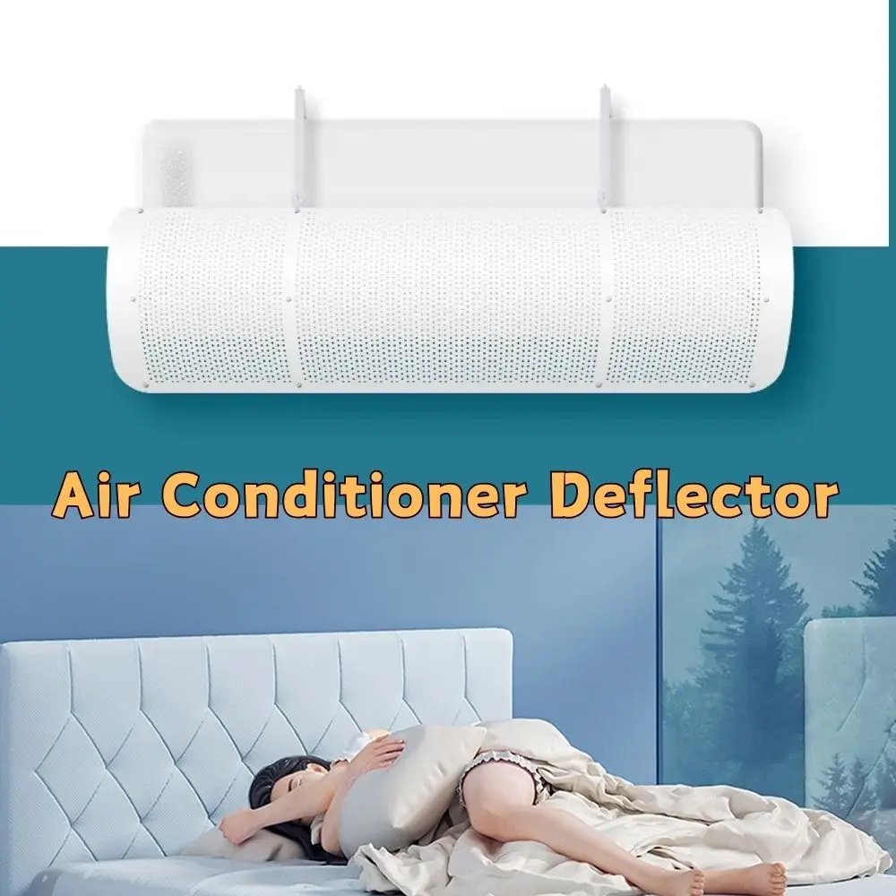 Avoid Punch Air Conditioner Straight Blow Outlet Wind Shields Wall-mounted Air Conditioning Wind Deflector For Home Office Hot