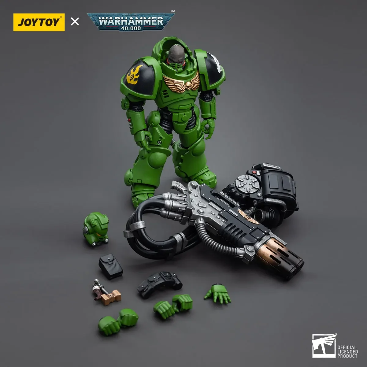 JOYTOY 1/18 Action Figure Warhammer 40K Salamanders Eradicators Brother Xavak Anime Figures Model Collection Ornament Toy Gift