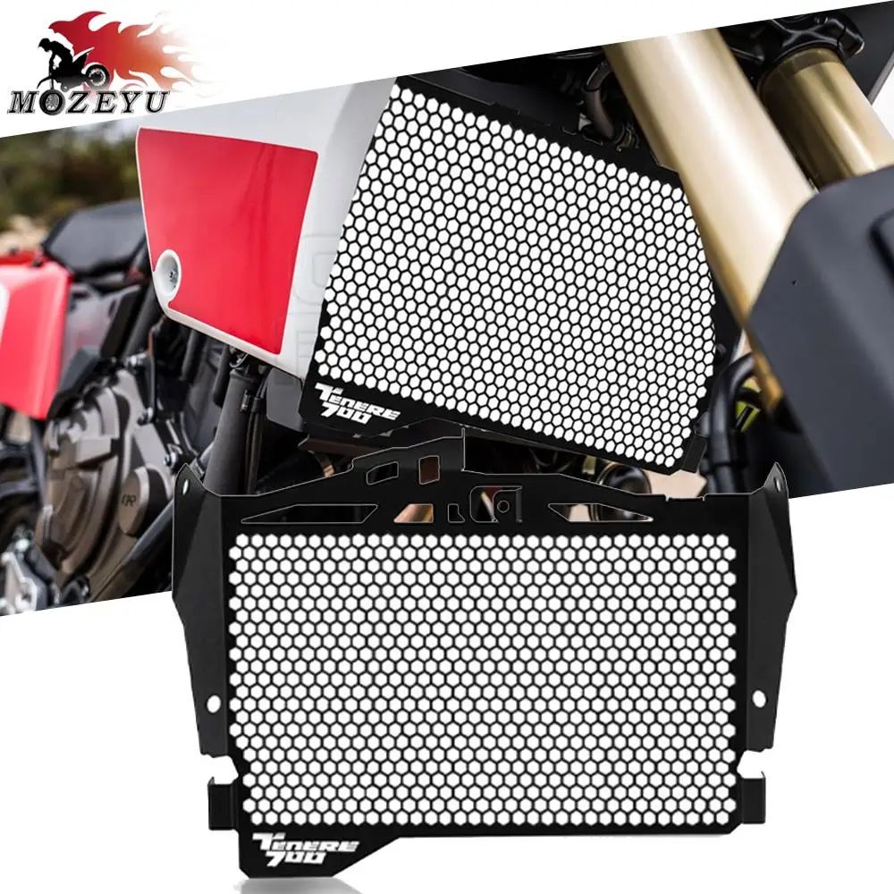 

Motorcycle Radiator Grille Guard Cover Protective Cover For YAMAHA TENERE 700 TENERE700 T7 Rally 2019-2021 Water Tank Protector