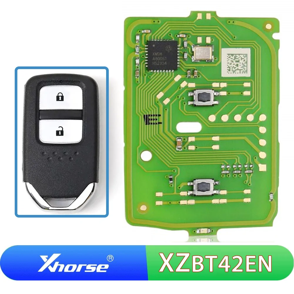 

5/10 Pcs XZBT42EN Xhorse VVDI Car Key Panel 2 Buttons XZ Special PCB Board Remote PCB For Honda Fit XR-V Jazz City 2019-2022
