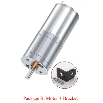 JGA25-370 DC 12V 24V 12RPM-1360RPM Redukční převodový motor s velkým točivým momentem a vysokým výkonem, šnekový převodový motor s obráceným chodem, převodový motor 370 10 nejlepší prodej malý motor s vysokým točivým momentem - №2