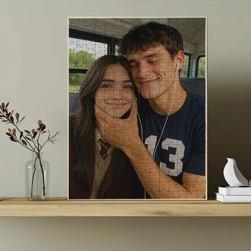 35/300/500/1026pcs Personalized Custom Photo Puzzle Couple Photos For Housewarming Bedroom/Living Room For Children's Day